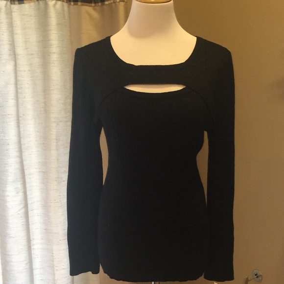 Lane Bryant Black Shimmery Sweater