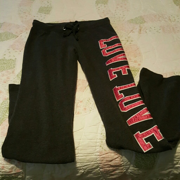 Charcoal grey drawstring sweatpants