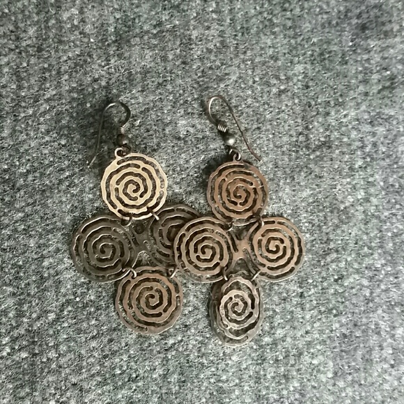 Copper-Colored Earrings - image 1