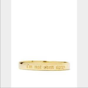New I'm not even sorry bracelet