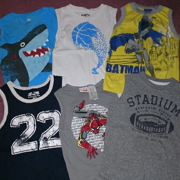 Boys 4/5 tank top shirt lot