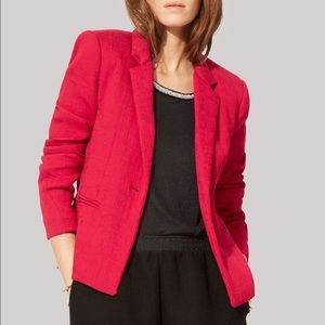 Maje Red Blazer | Sz 38 | Fits a US 2