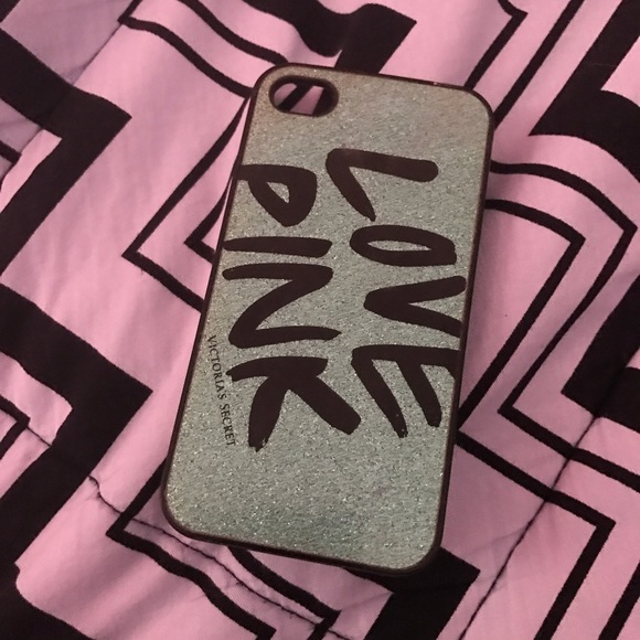 Victoria's Secret pink iPhone 4 case
