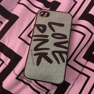 Victoria's Secret pink iPhone 4 case