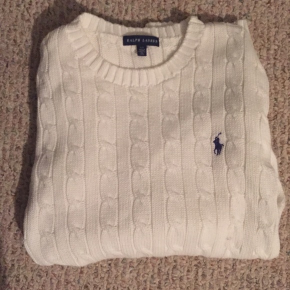 RALPH LAUREN CABLE KNIT SWEATER