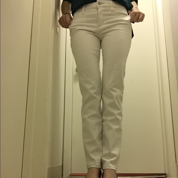 Joe's straight ankle jean pant white size 25 new - Picture 4 of 4