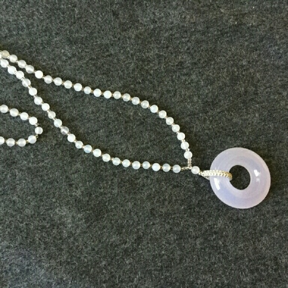 Leavender elegant ring  necklace