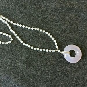 Leavender elegant ring  necklace
