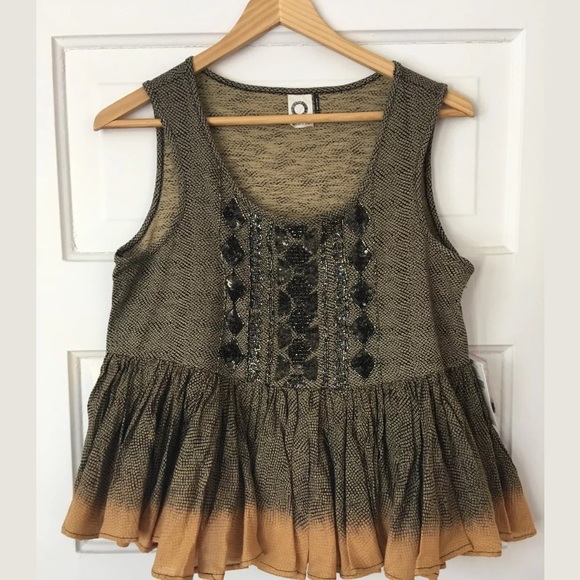 New Anthropologie Akemi Kin Suva Swing Tank Sz M - Picture 2 of 4