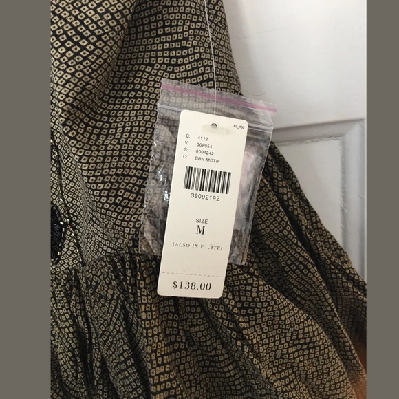 New Anthropologie Akemi Kin Suva Swing Tank Sz M - Picture 3 of 4