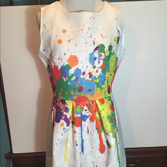 🎉 Host Pick🎉     Artistic Dress 🚫SOLD🚫 - Picture 2 of 4