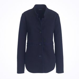 NWOT J Crew Tipped Twill Blazer Dark Navy | Sz 4P