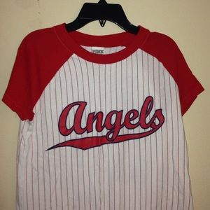 Angels Baseball tee (PINK)