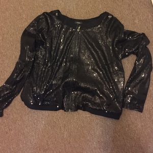 Black sequined jacket