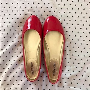 Ruby red Cathy Jean flats