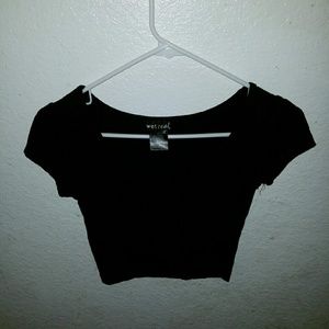 Black Crop Top