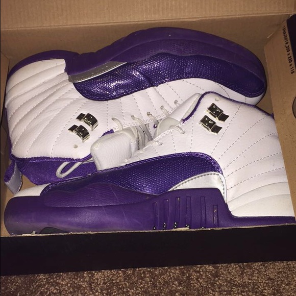 PURPLE JORDAN 12s
