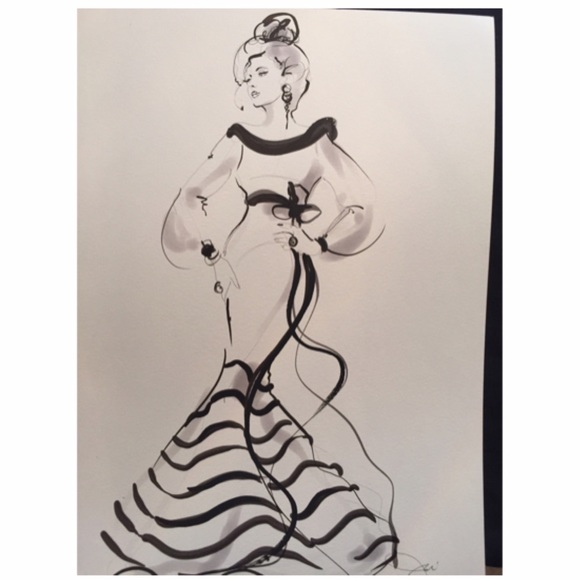 Fashion Illustration Print (signed by artist)