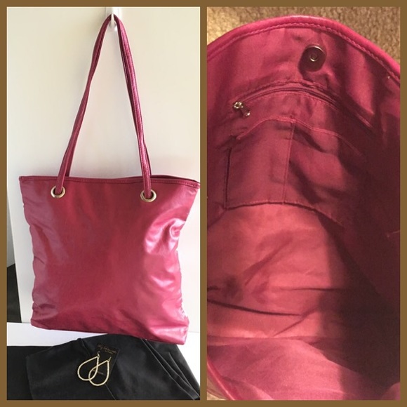 Fuchsia/Pink Silver Sequin Handbag - Picture 2 of 4