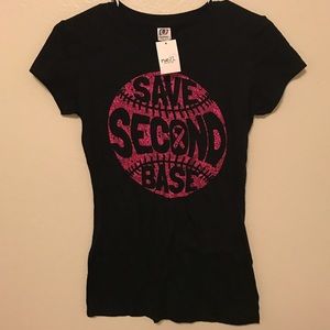 Save Second Base Breast Cancer Awareness