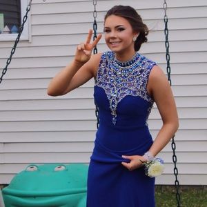 $325 Prom dress size 3/4 worn once