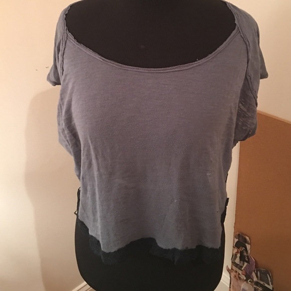 Light blue We The Free crop top