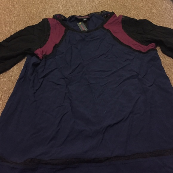 Catherine Malandrino Indigo top