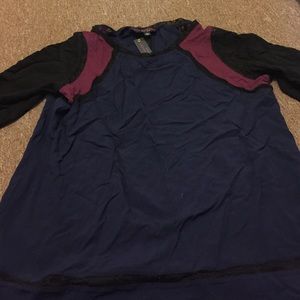 Catherine Malandrino Indigo top