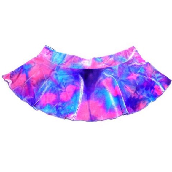 🌙OCEANMOON🌙 fairy velvet mini rave skirt