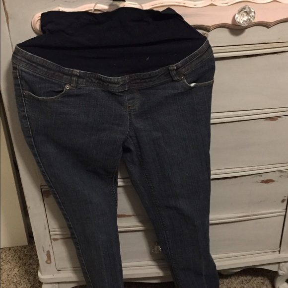 Full panel maternity jeans