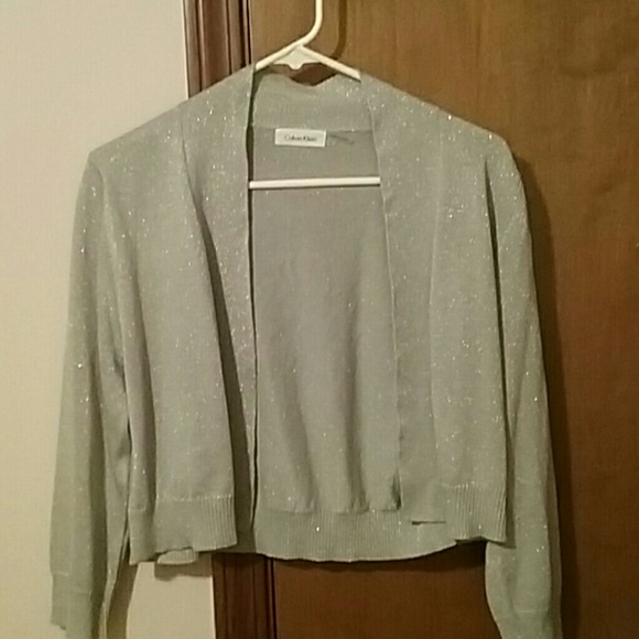 Silver Calvin Klein Shrug