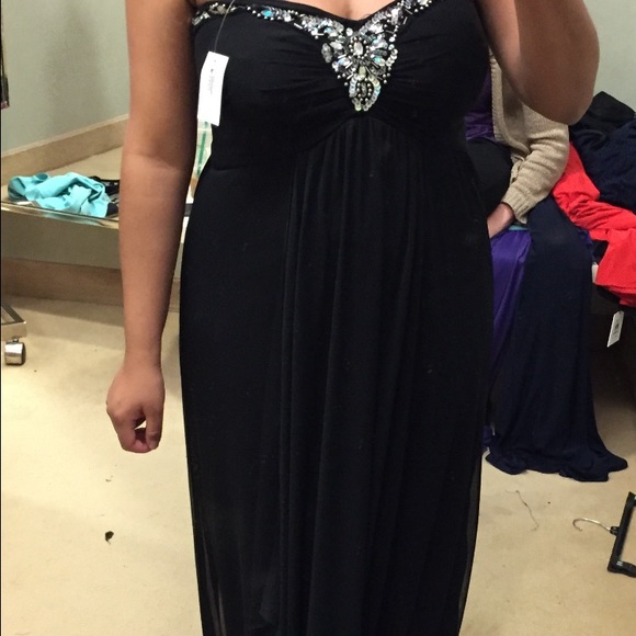 Black long formal dress