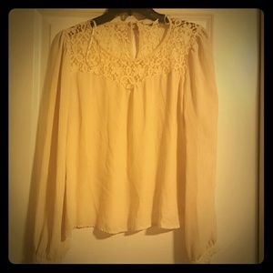 Cream blouse