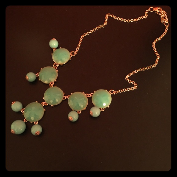 Lake Blue Bib Necklace