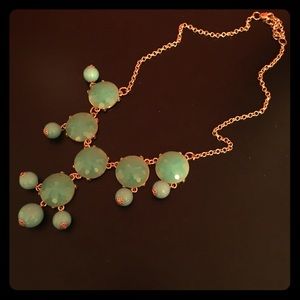 Lake Blue Bib Necklace