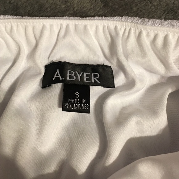 💎A.Byer💎White dress with belt - Picture 4 of 4