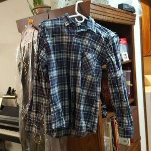 American Apparel edward plaid flannel shirt.