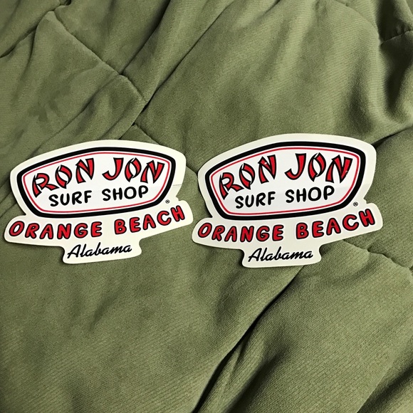 Ron Jon surf shop sticker