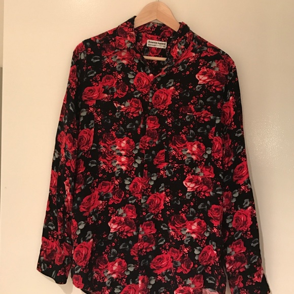 American Apparel Other - American apparel men's rose shirt