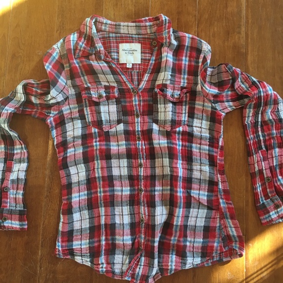 Plaid button down