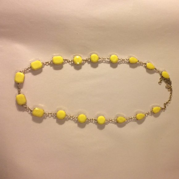 Kate Spade Long Yellow Statement Necklace