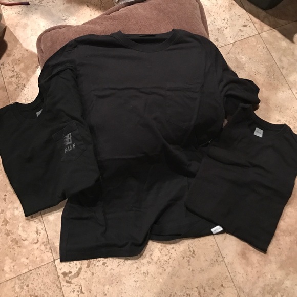 3 black tee bundle