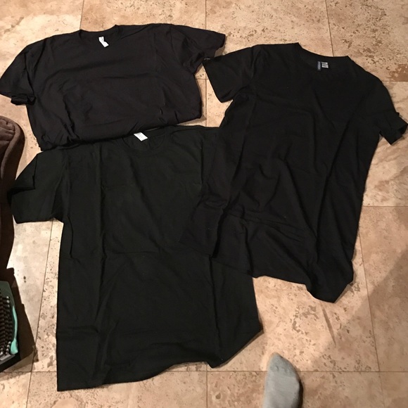 3 tshirt bundle al black