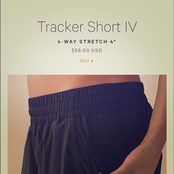 Lululemon Athletica Tracker Shorts IV