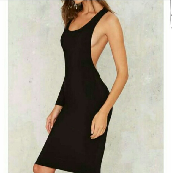 Super sexy one sleeve backless body con dress