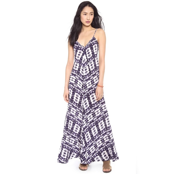 Twelfth St by Cynthia Vincent 100% silk maxi dress