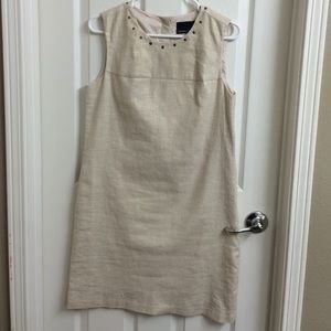 Tan/cream Cynthia Rowley dress