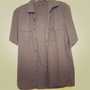 Alfani grey button down