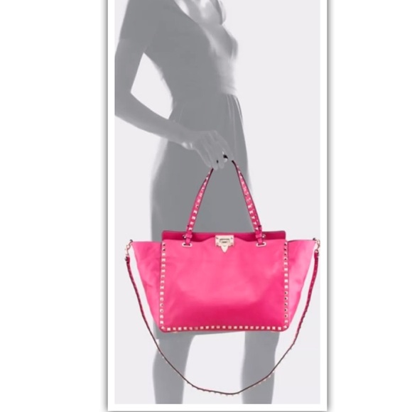 👜SOLD👜 AUTHENTIC VALENTINO ROCKSTUD PINK BAG - Picture 2 of 8