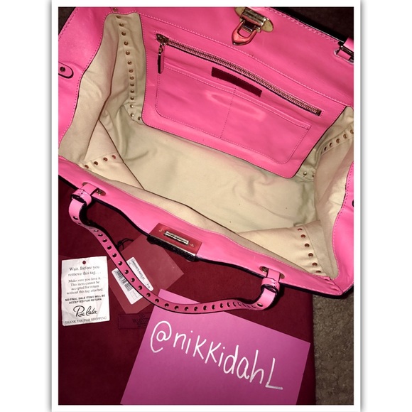 👜SOLD👜 AUTHENTIC VALENTINO ROCKSTUD PINK BAG - Picture 7 of 8